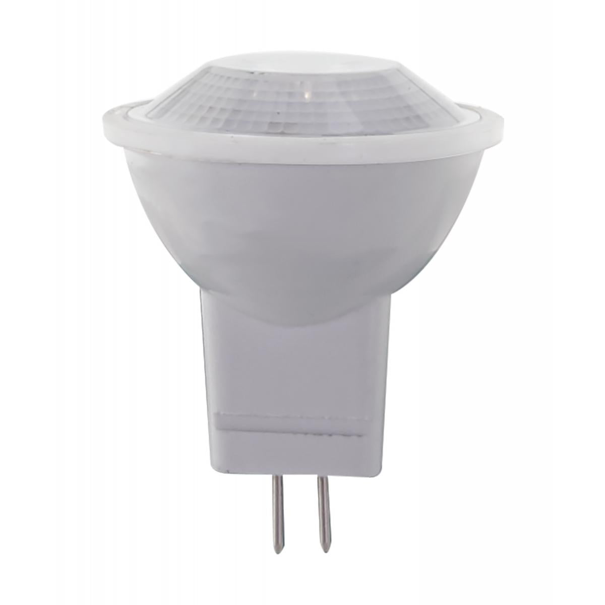 image of 2 Watt MR11 LED - GU4 base - 3000K - 12 Volt - 36 deg. Beam Angle - 2-Card