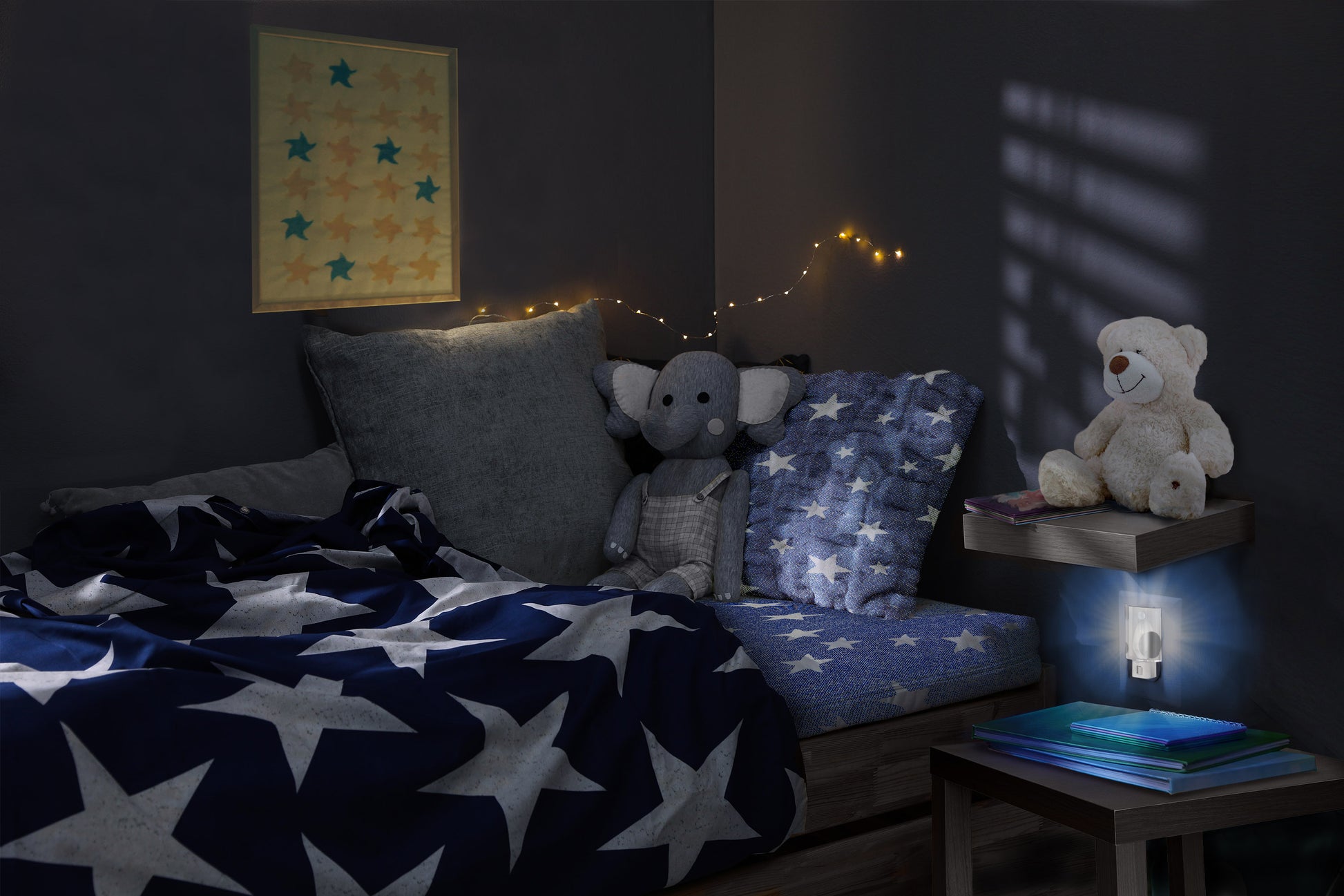 image of 4 Watt B11 LED - Frosted - Candelabra Base - 3000K - 350 Lumens - 120 Volt - 4-Pack