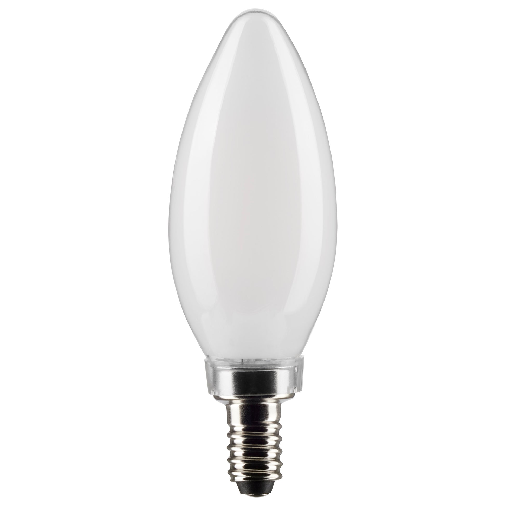 image of 5.5 Watt B11 LED - Frosted - Candelabra Base - 2700K - 500 Lumens - 120 Volt - 2-Pack