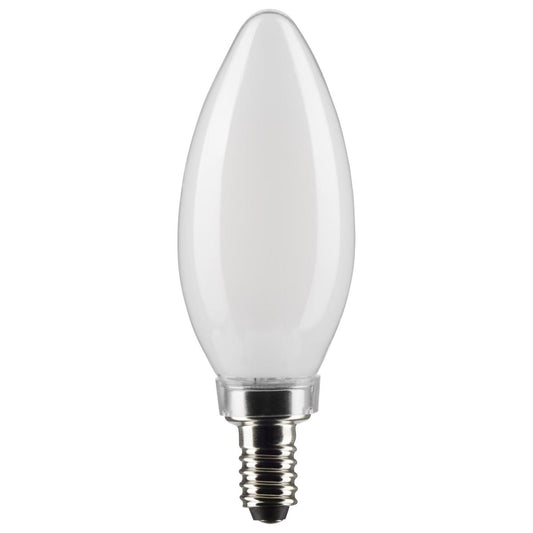 image of 5.5 Watt B11 LED - Frosted - Candelabra Base - 2700K - 500 Lumens - 120 Volt - 2-Pack