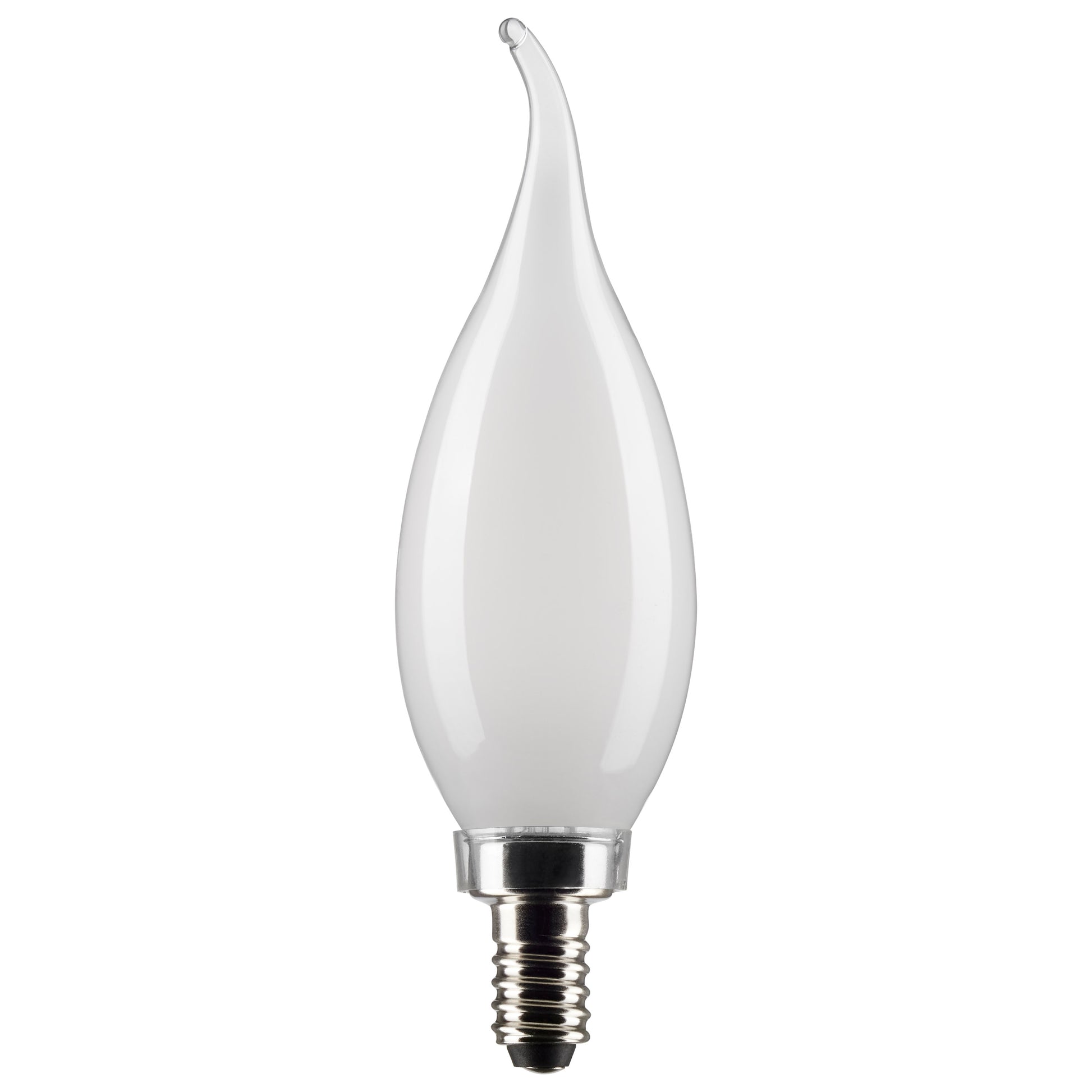 image of 4 Watt CA10 LED - Frosted - Candelabra Base - 2700K - 350 Lumens - 120 Volt - 2-Pack