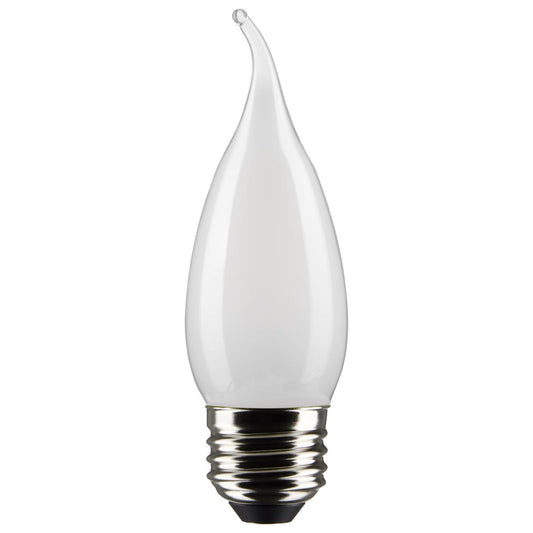 4 Watt CA10 LED - Frosted - Medium Base - 2700K - 350 Lumens - 120 Volt - 2- Pack
