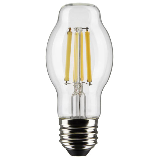 8 Watt BT15 LED - Clear - Medium Base - 2700K - 800 Lumens - 120 Volt
