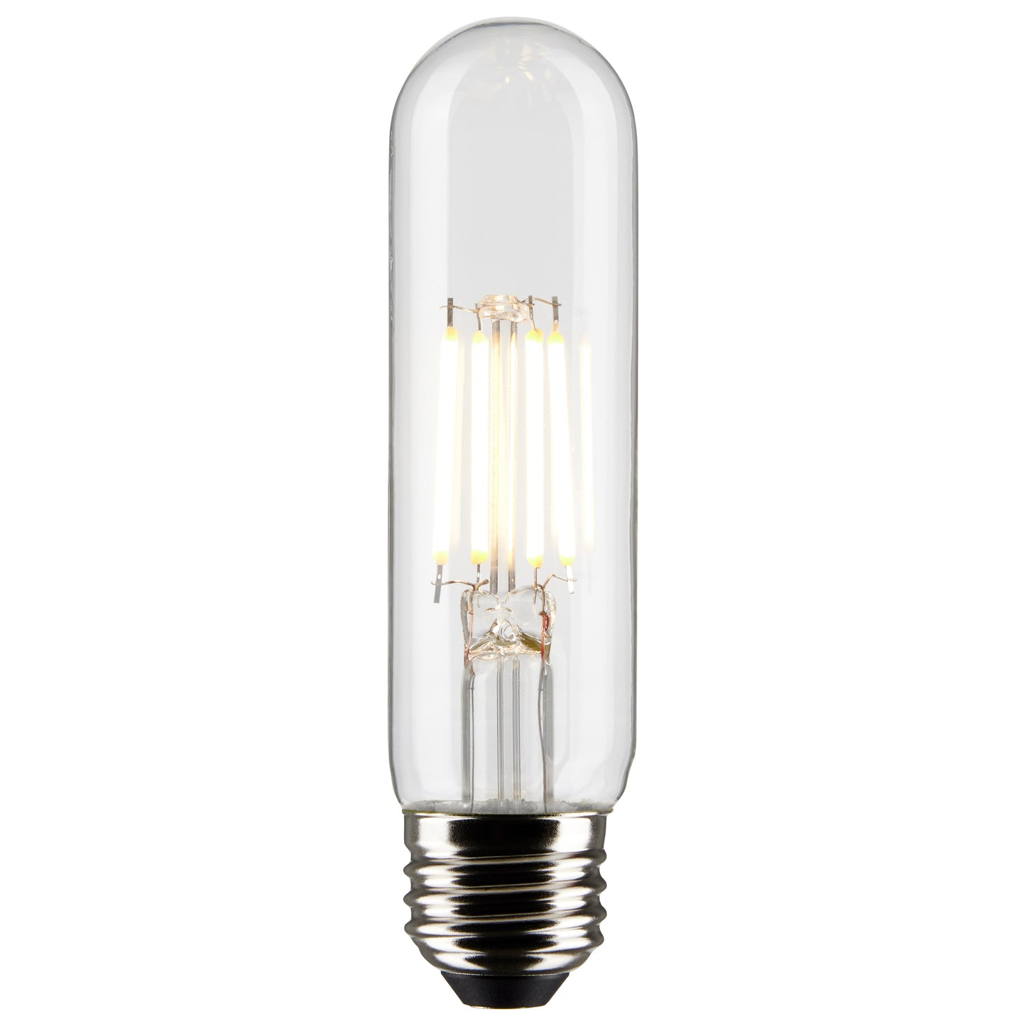 image of 5.5 Watt T10 LED - Clear - Medium Base - 2700K - 450 Lumens - 120 Volt - 2-Pack