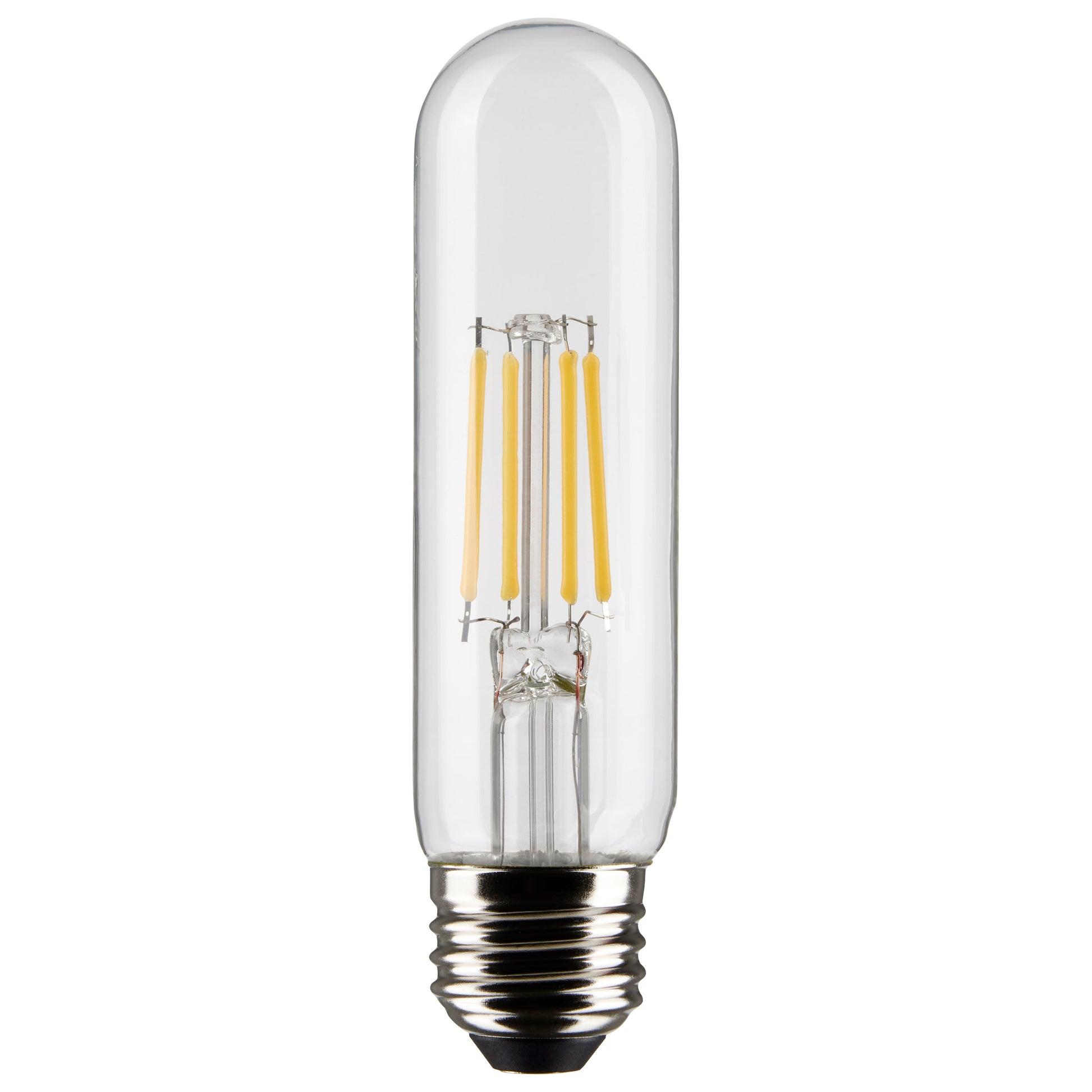 image of 5.5 Watt T10 LED - Clear - Medium Base - 2700K - 450 Lumens - 120 Volt - 2-Pack