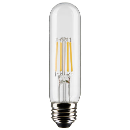 image of 5.5 Watt T10 LED - Clear - Medium Base - 2700K - 450 Lumens - 120 Volt - 2-Pack