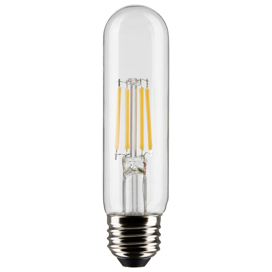 image of 5.5 Watt T10 LED - Clear - Medium Base - 2700K - 450 Lumens - 120 Volt - 2-Pack