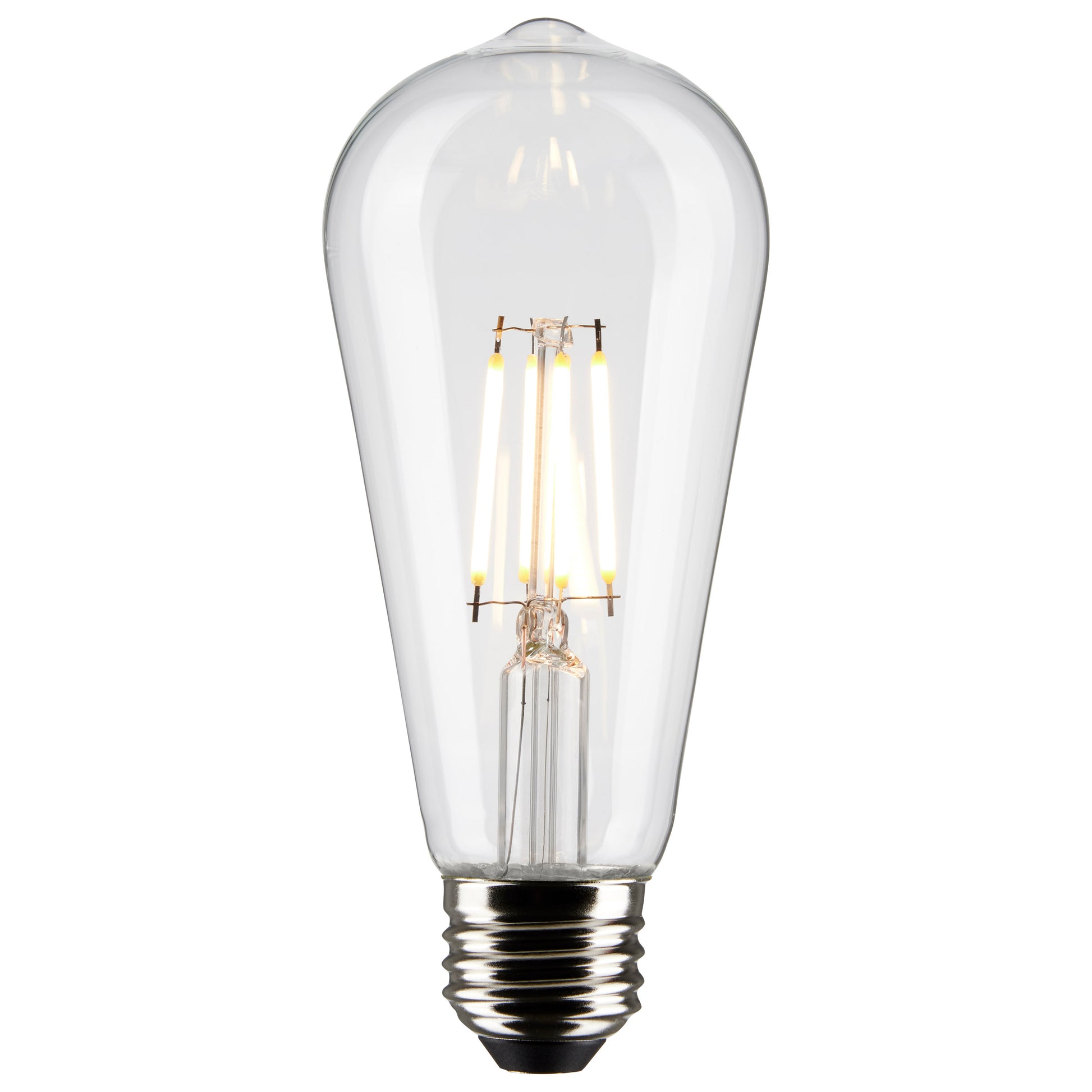 image of 5 Watt ST19 LED - Clear - Medium Base - 2700K - 425 Lumens - 2-Pack
