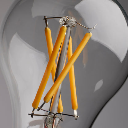 image of 5.5 Watt A15 LED - Clear - Candelabra Base - 2700K - 450 Lumens - 2-Pack