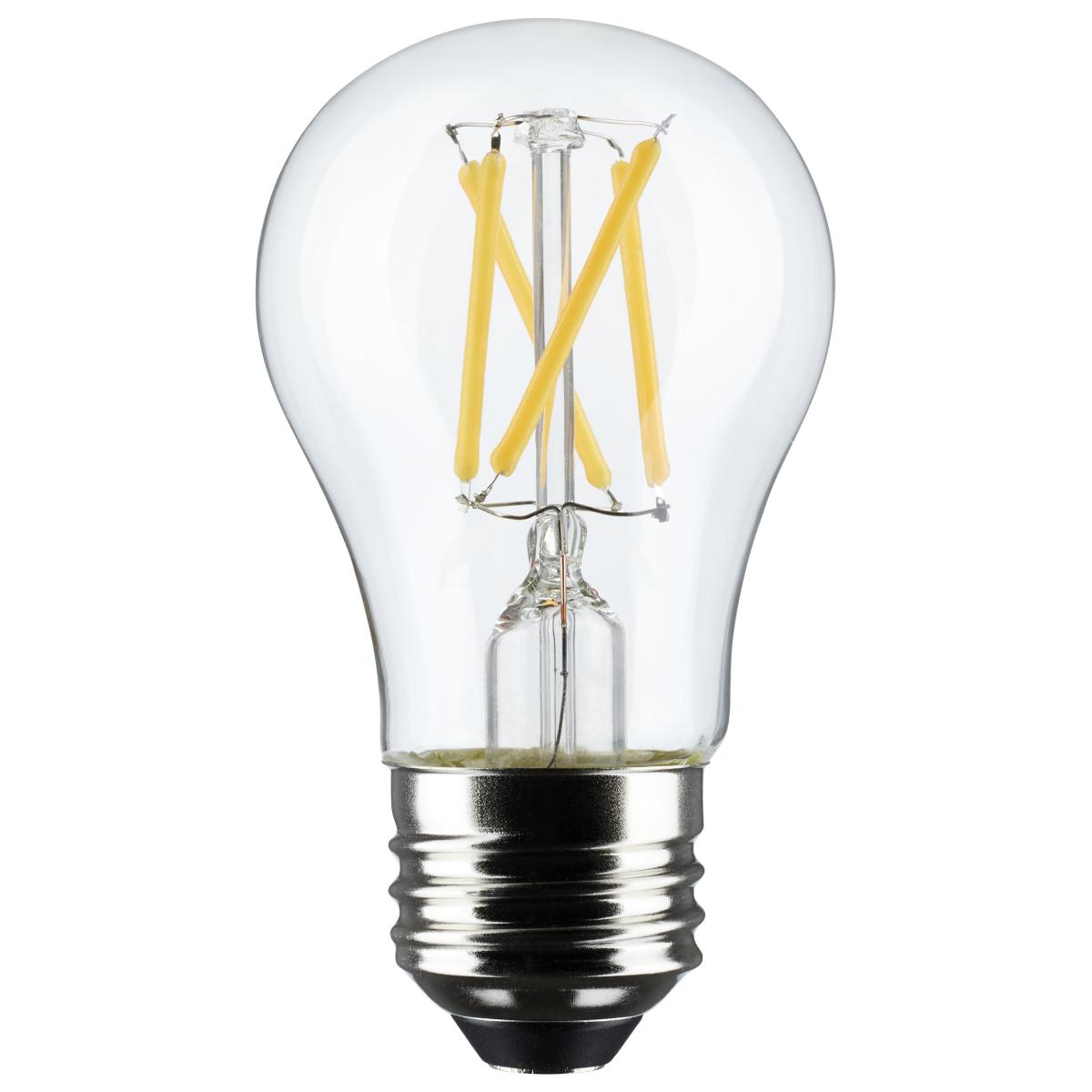 5.5 Watt A15 LED - Clear - Medium Base - 2700K - 450 Lumens - 2-Pack