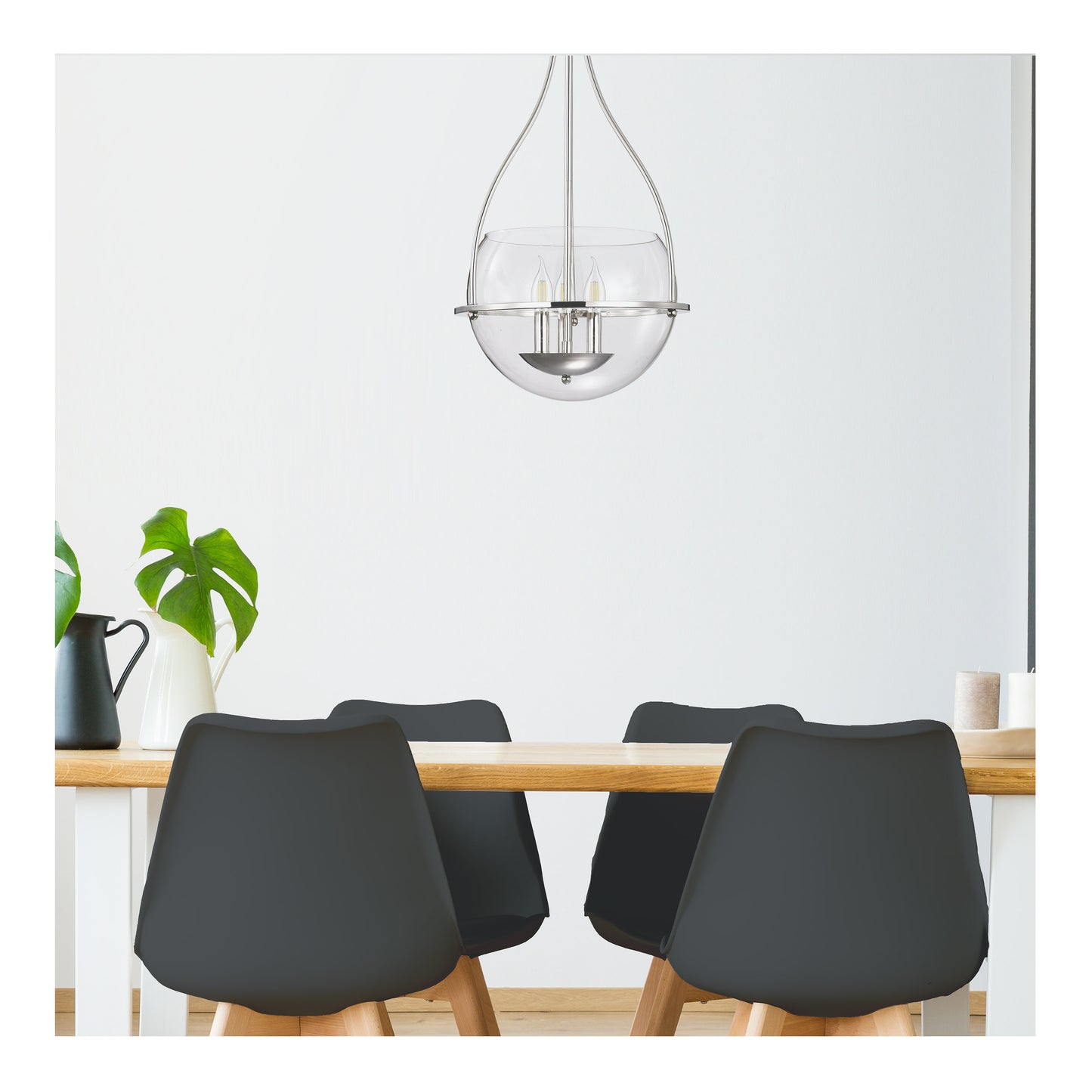 image of 5.5 Watt CA10 LED - Clear - Candelabra Base - 5000K - 120 Volt - 2-Card