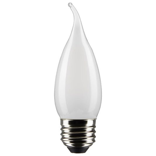5.5 Watt CA10 LED - Frost Finish - Medium Base - 5000K - 120 Volt - 2-Card