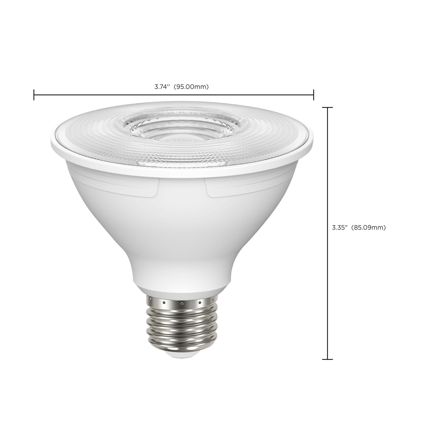 image of 8.5 Watt PAR30S LED - 90 CRI - 3000K - 40 deg. Beam Angle - Medium base - 120 Volt