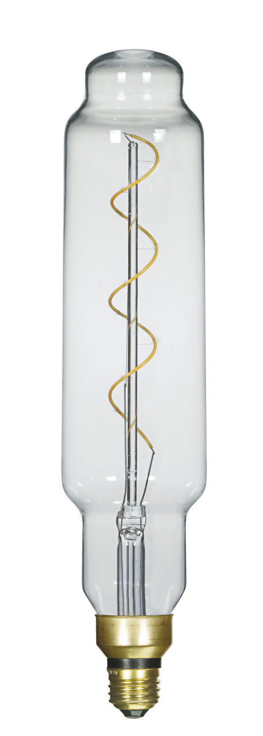 image of 4 Watt T24 LED vintage style - Clear - 25000 Average rated hours - Medium Base - 120 Volt