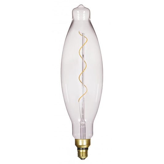 image of 4 Watt BT38 LED vintage style - Clear - 25000 Average rated hours - Medium Base - 120 Volt