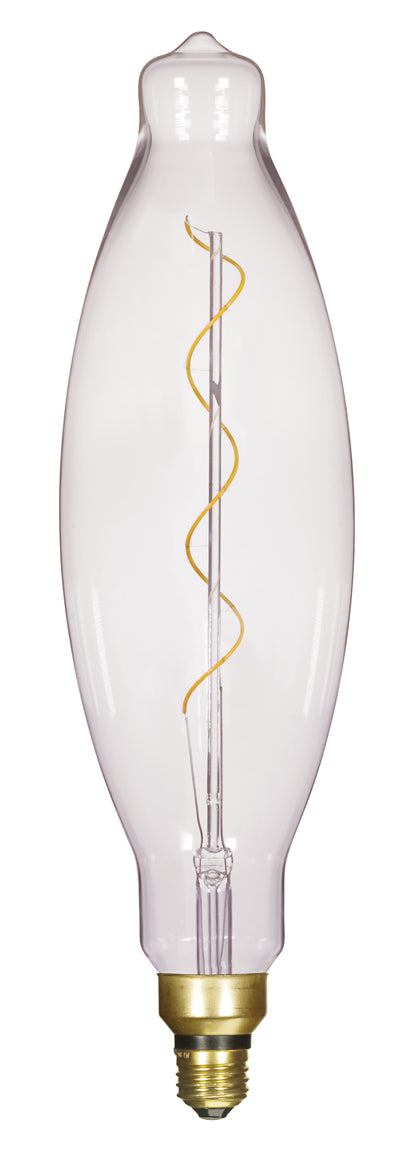 image of 4 Watt BT38 LED vintage style - Clear - 25000 Average rated hours - Medium Base - 120 Volt