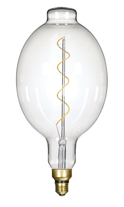 image of 4 Watt BT56 LED vintage style - Clear - 25000 Average rated hours - Medium Base - 120 Volt