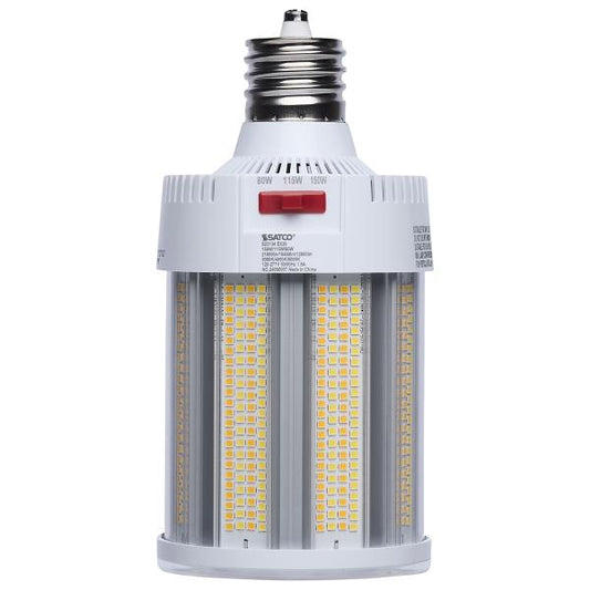 150/115/80 Watt - 30K/40K/50K CCT - Field Selectable LED - Corncob - Mogul Extended Base - 120-277 Ranged Voltage - 450 Watt HID Replacement