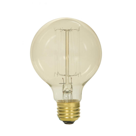 40 Watt G25 Incandescent - Clear - 3000 Average rated hours - 160 Lumens - Medium base - 120 Volt