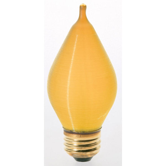 40 Watt C15 Incandescent - Spun Amber - 4000 Average rated hours - Medium base - 120 Volt - Carded