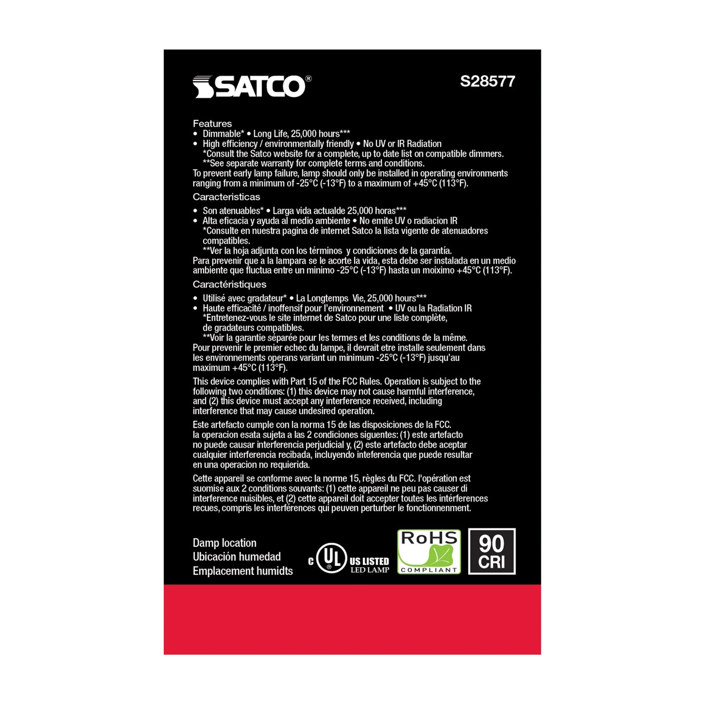 image of 6 Watt - R20 LED - 3000K - Medium base - 120 Volt