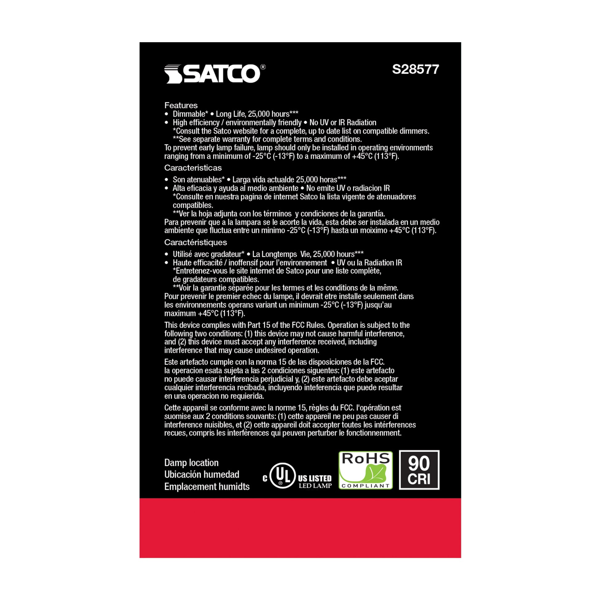 image of 6 Watt - R20 LED - 3000K - Medium base - 120 Volt