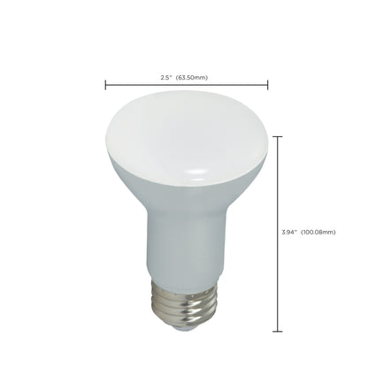 image of 6 Watt - R20 LED - 3000K - Medium base - 120 Volt