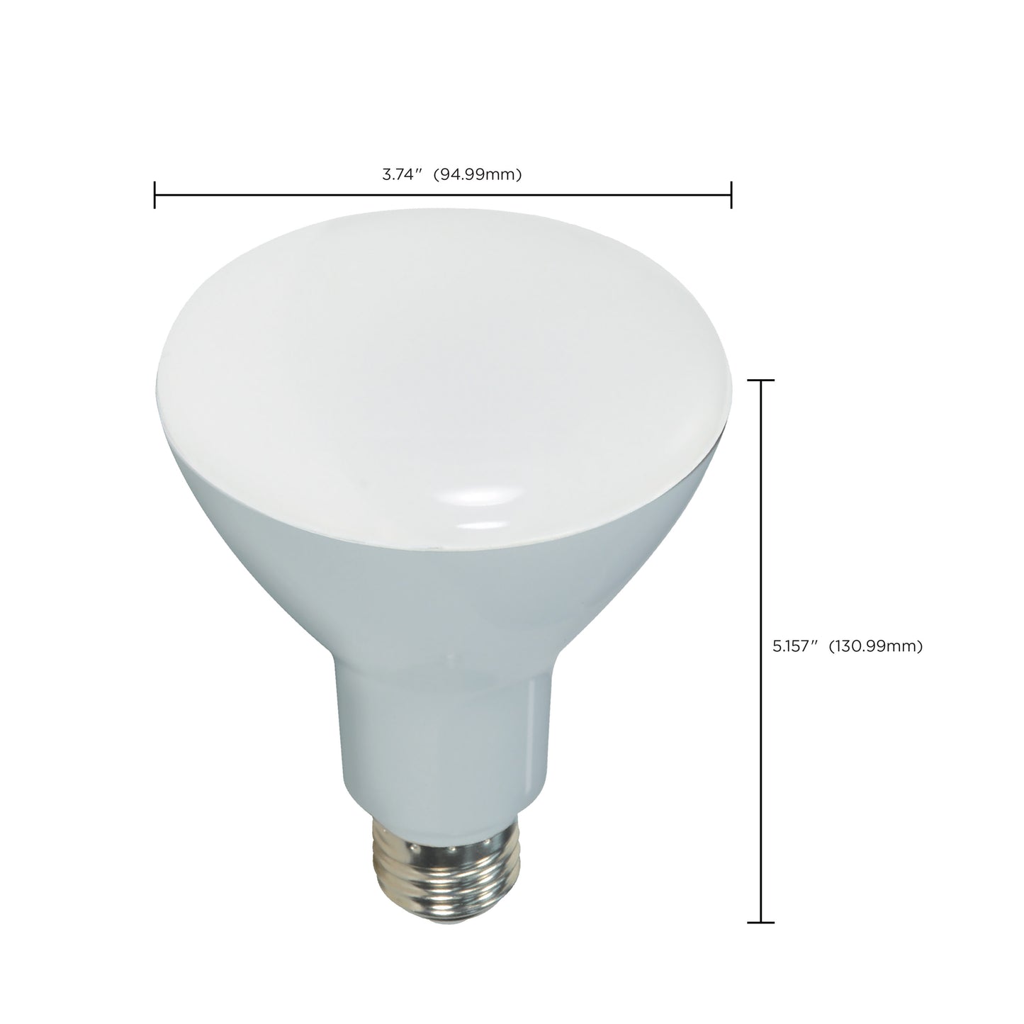 image of 7.5 Watt - BR30 LED - 3000K - Medium base - 120 Volt