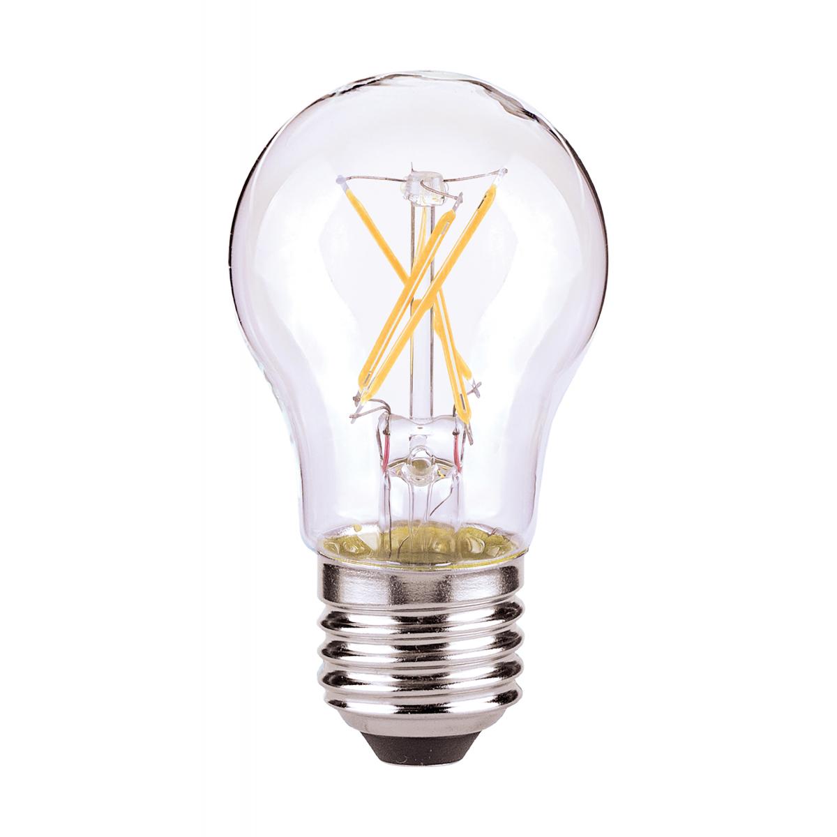 image of 5 Watt A15 LED - Clear - Medium base - 2700K - 120 Volt - Carded