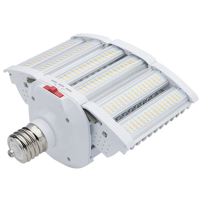 image of LED Shoe Box Lamp - 60/70/80 Wattage Selectable - 3K/4K/5K CCT Selectable - 120-277 Volt - White Finish