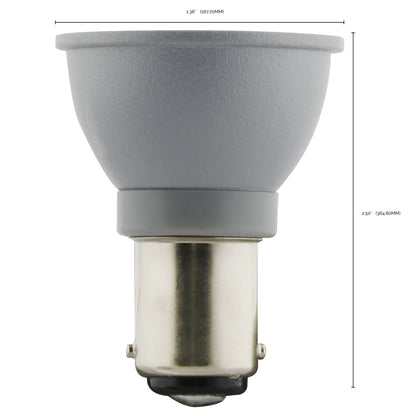 image of 3 Watt - ALR12 LED - 3000K - Double Contact Base - 12 Volt