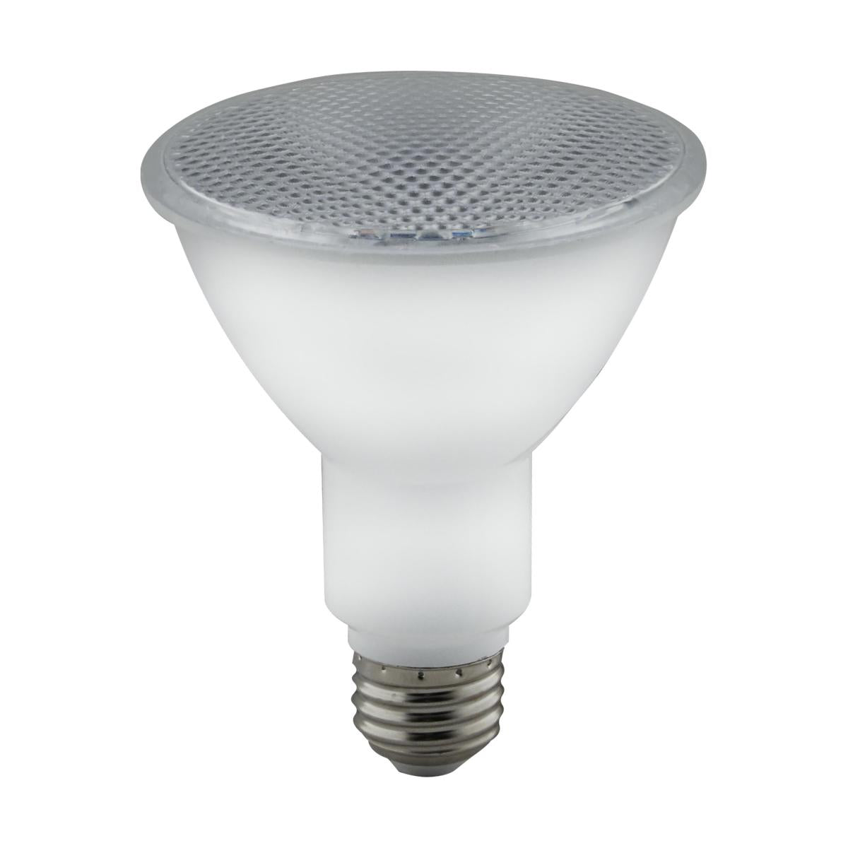 image of 8 Watt - PAR30LN LED - Amber color - 40 deg. Beam Angle - Medium base - 120 Volt - Turtle Friendly