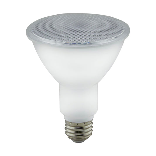 image of 8 Watt - PAR30LN LED - Amber color - 40 deg. Beam Angle - Medium base - 120 Volt - Turtle Friendly