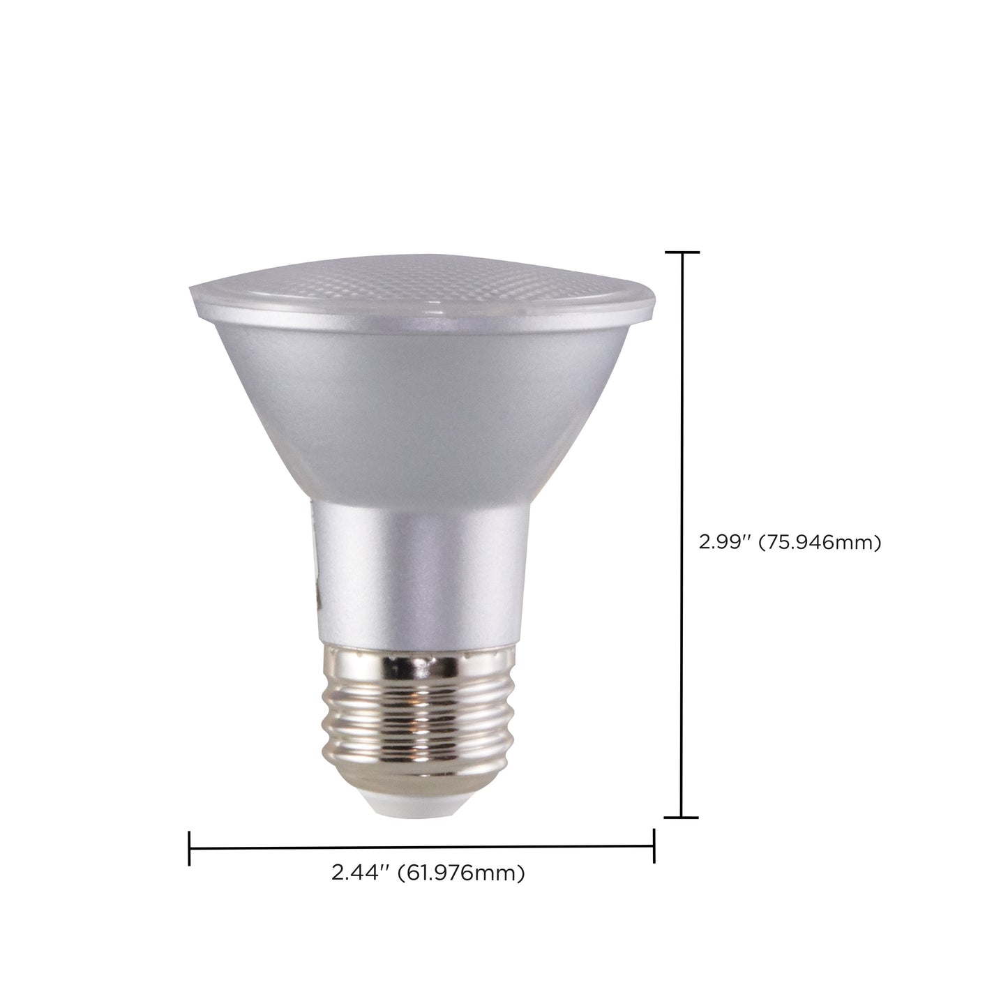 image of 6.5 Watt - PAR20 LED - 2700K - 25 deg. Beam Angle - Medium base - 120 Volt