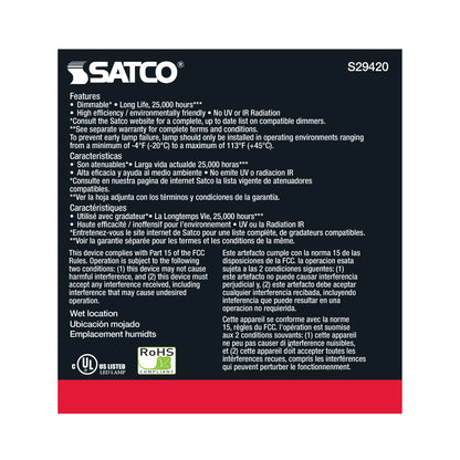 image of 12.5 Watt - PAR30SN LED - 2700K - 60 deg. Beam Angle - Medium base - 120 Volt