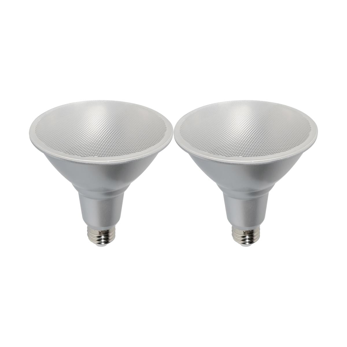 image of 15 Watt - PAR38 LED - 3000K - 60 deg. Beam Angle - Medium base - 120 Volt - 2-Pk