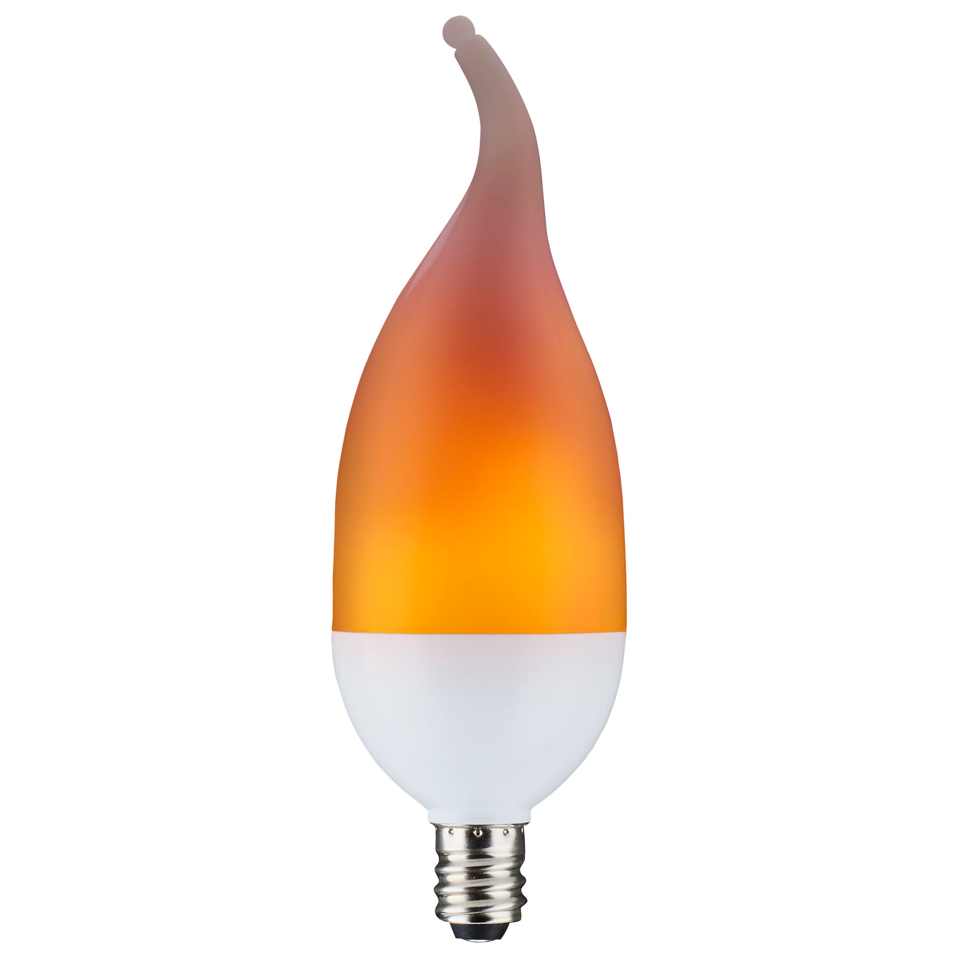 image of 2 Watt LED Flame Bulb - B11 - Candelabra base - 120 Volt