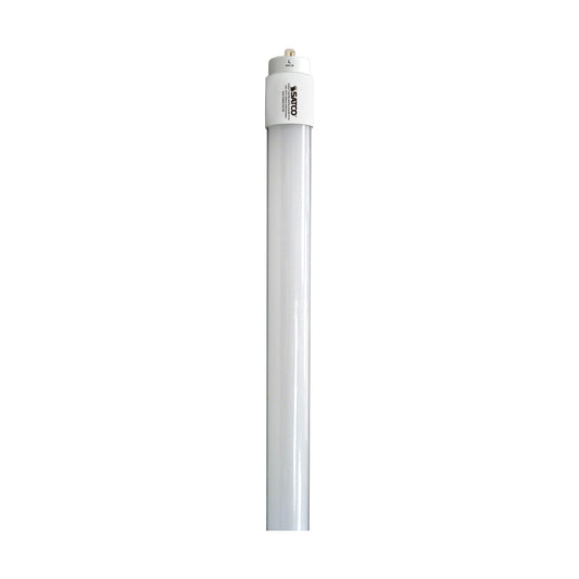 image of 40 Watt - 8 Foot - T8 LED - Single pin base - 3500K - 50000 Average rated hours - 5300 Lumens - Type B - Ballast Bypass - Double Ended Wiring - DLC 5.1