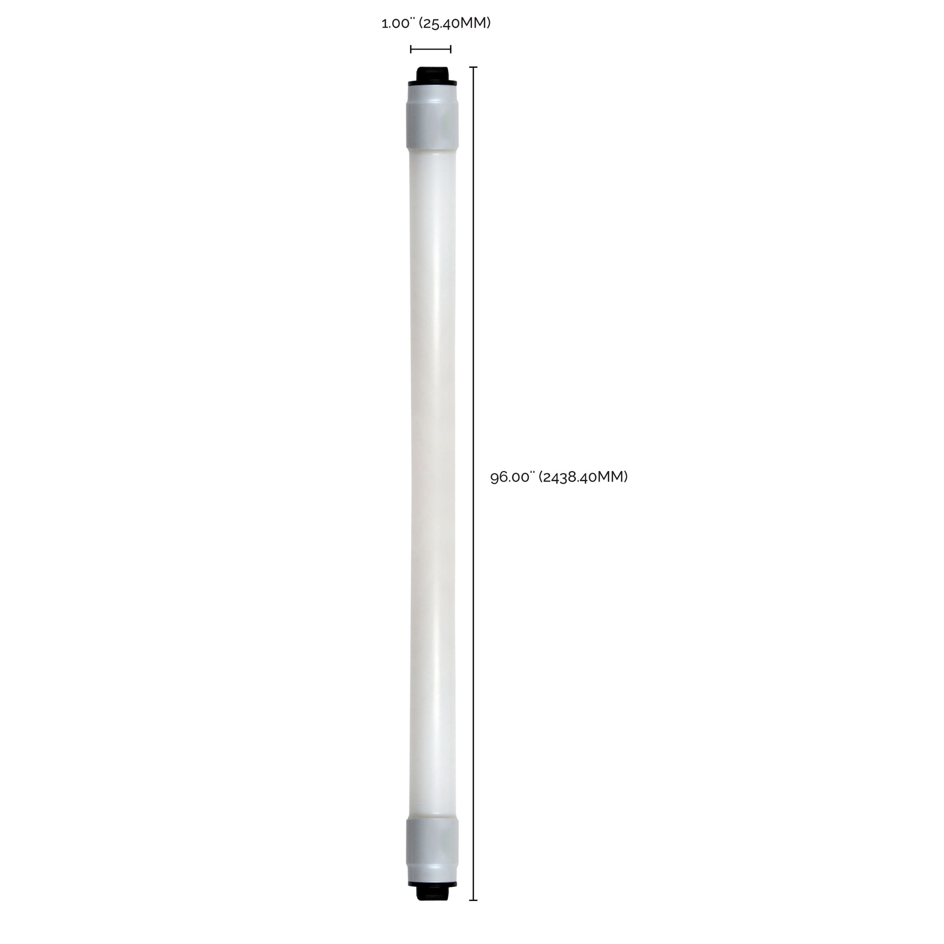 image of 40 Watt - 8 Foot - T8 LED - 4000K - Recessed Double Contact base - 50000 Average rated hours - 5500 Lumens - Type B - Ballast Bypass - Double Ended Wiring