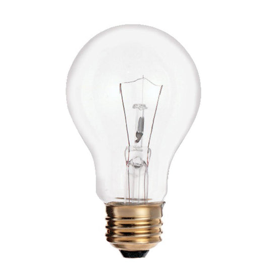 90 Watt A19 Incandescent - Clear - 8000 Average rated hours - 1000 Lumens - Medium base - 120 Volt