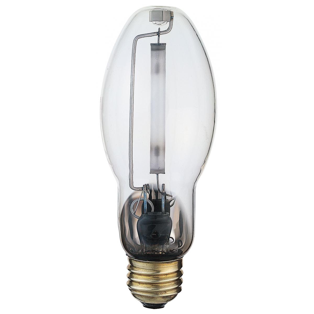 image of 100 Watt - High Pressure Sodium HID - Medium base - ED17 - Clear - 22 CRI - 2100K