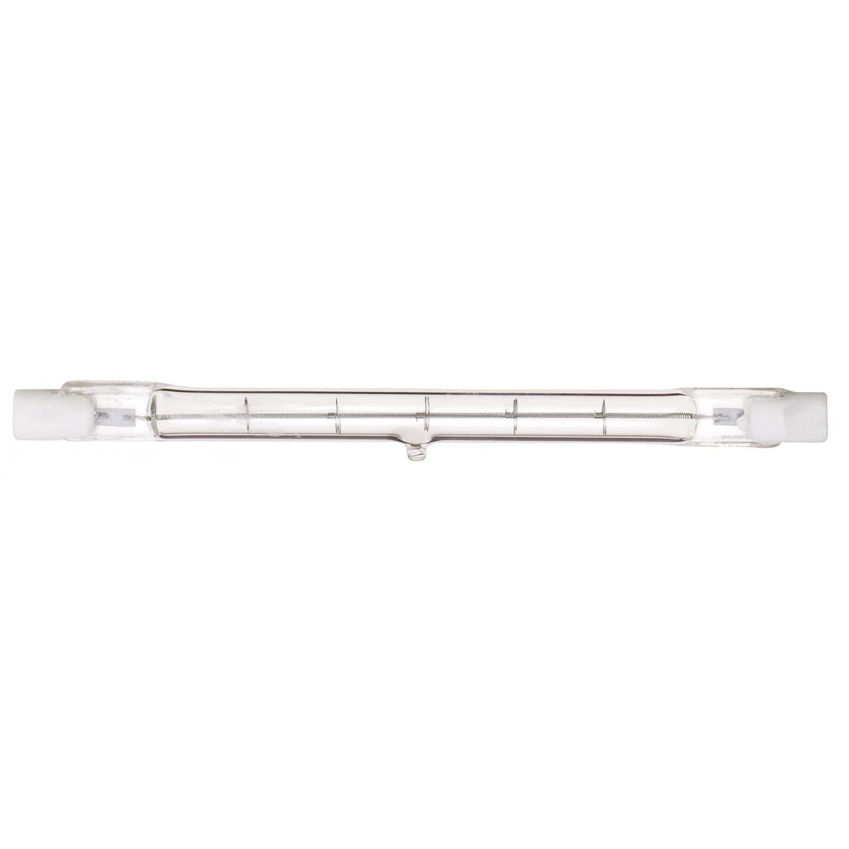 image of 150 Watt - Halogen - T3 - Clear - 1500 Average rated hours - 2400 Lumens - Double Ended base - 118mm - 120 Volt