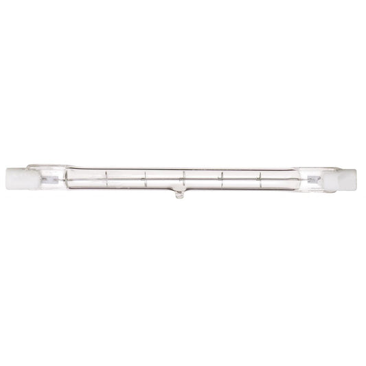 image of 150 Watt - Halogen - T3 - Clear - 1500 Average rated hours - 2400 Lumens - Double Ended base - 118mm - 120 Volt