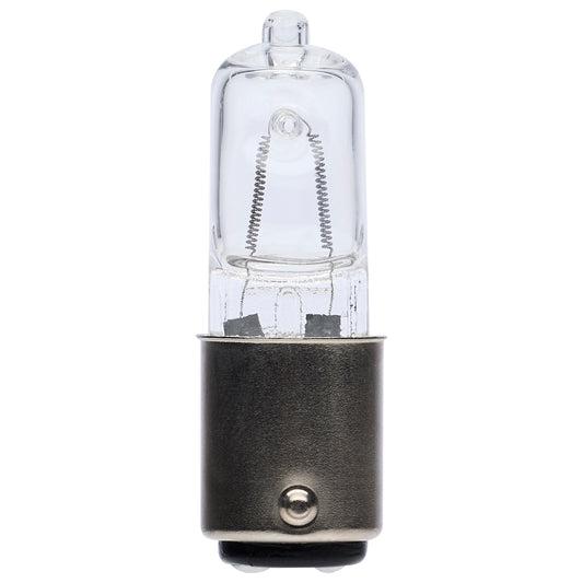image of 100 Watt - Halogen - T4 - Clear - 2000 Average rated hours - 1700 Lumens - DC Bay base - 120 Volt