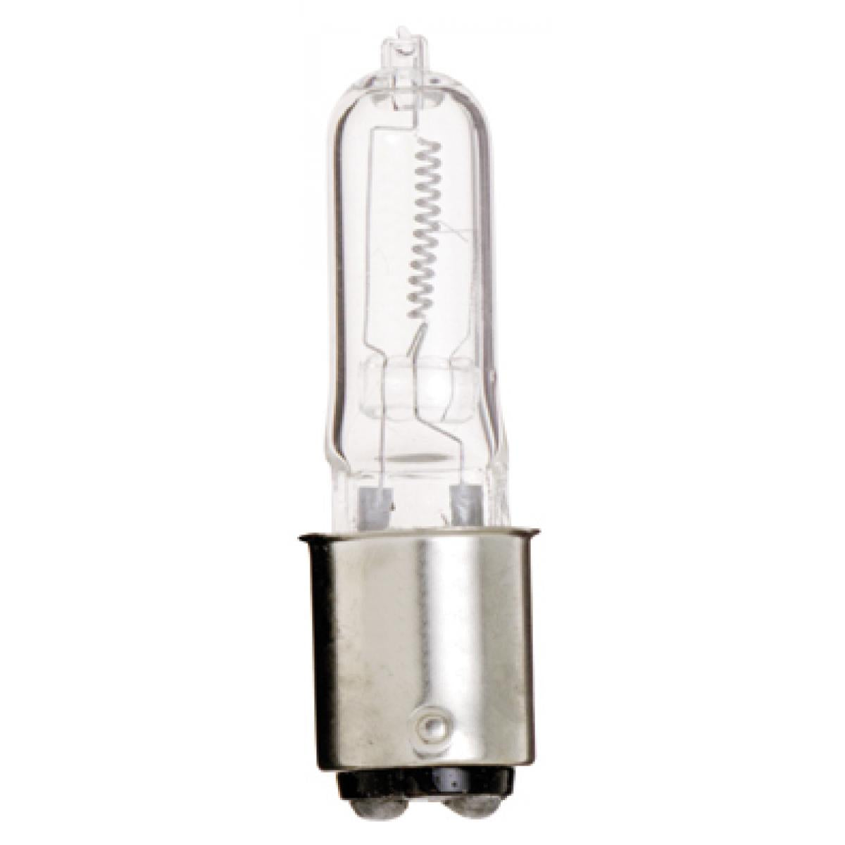 image of 75 Watt - Halogen - T4 - Clear - 2000 Average rated hours - 1250 Lumens - DC Bay base - 120 Volt
