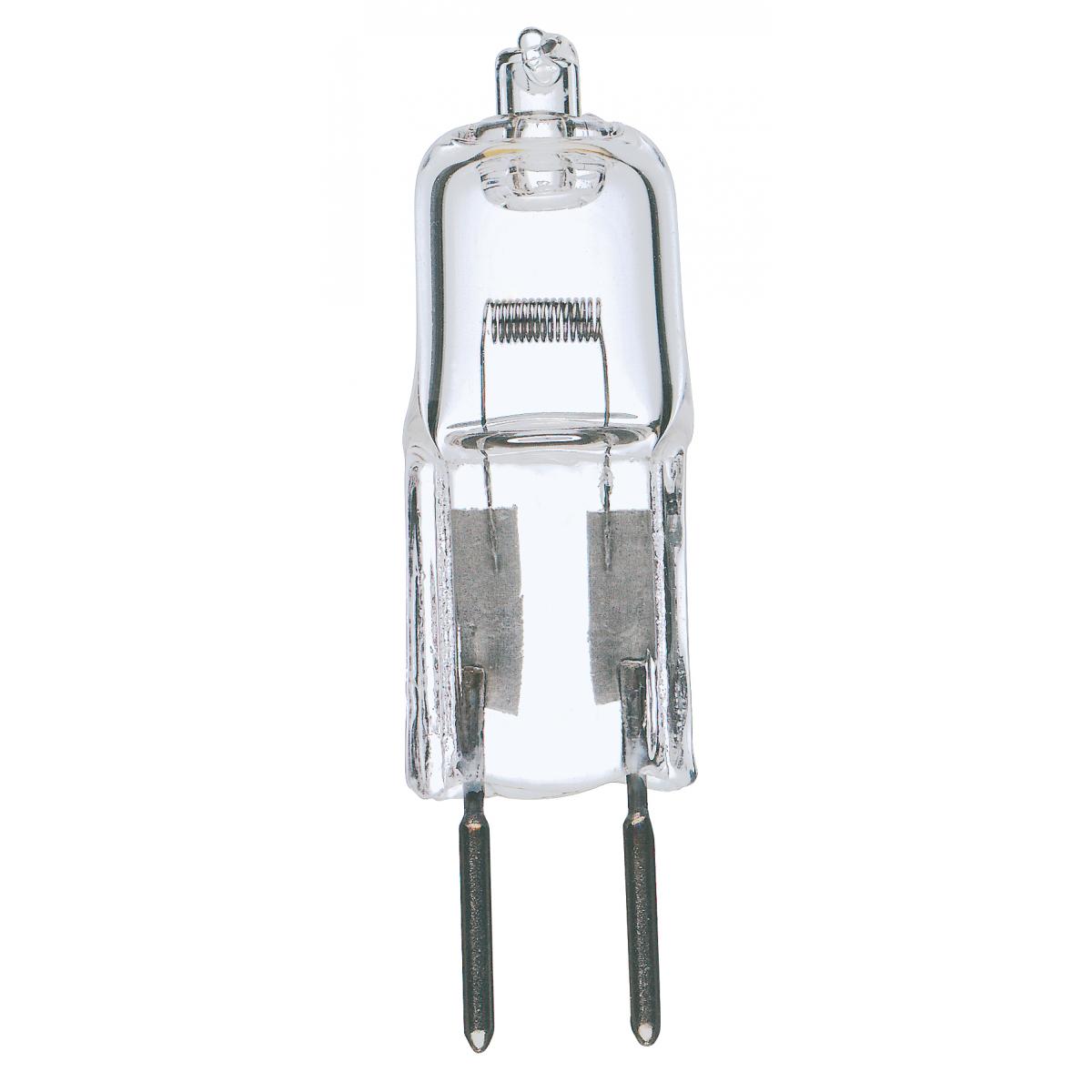 image of 35 Watt - Halogen - T4 - Clear - 2000 Average rated hours - 595 Lumens - Bi Pin GY6.35 base - 12 Volt