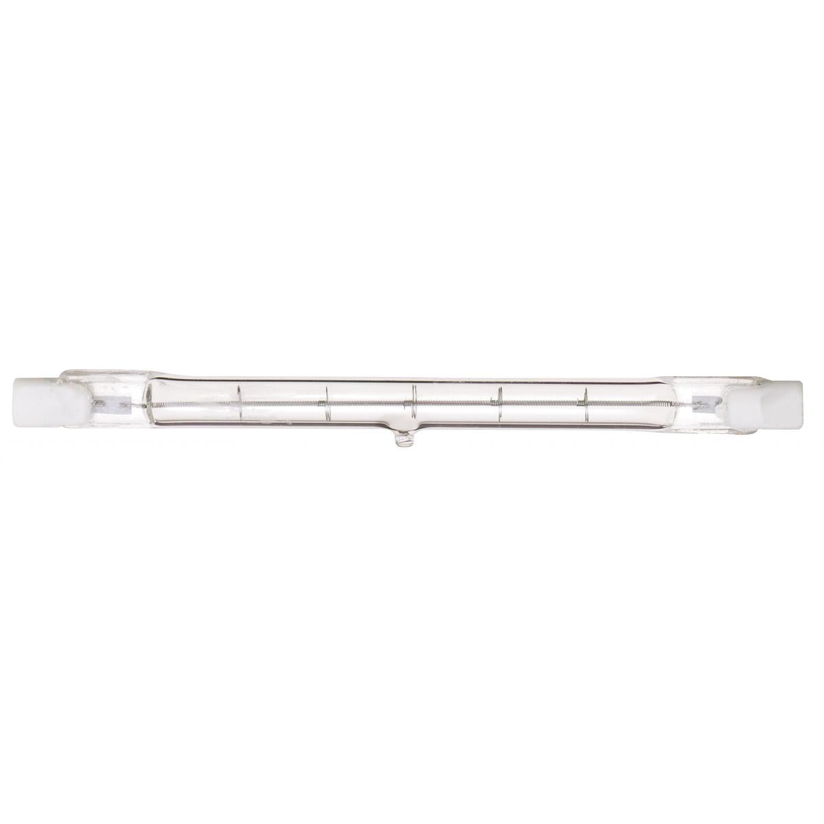 image of 100 Watt - Halogen - T3 - Clear - 1500 Average rated hours - 1650 Lumens - Double Ended base - 118mm - 120 Volt