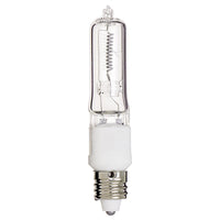 image of 500 Watt - Halogen - T4 - Clear - 2000 Average rated hours - 8500 Lumens - Mini Candelabra base - 120 Volt