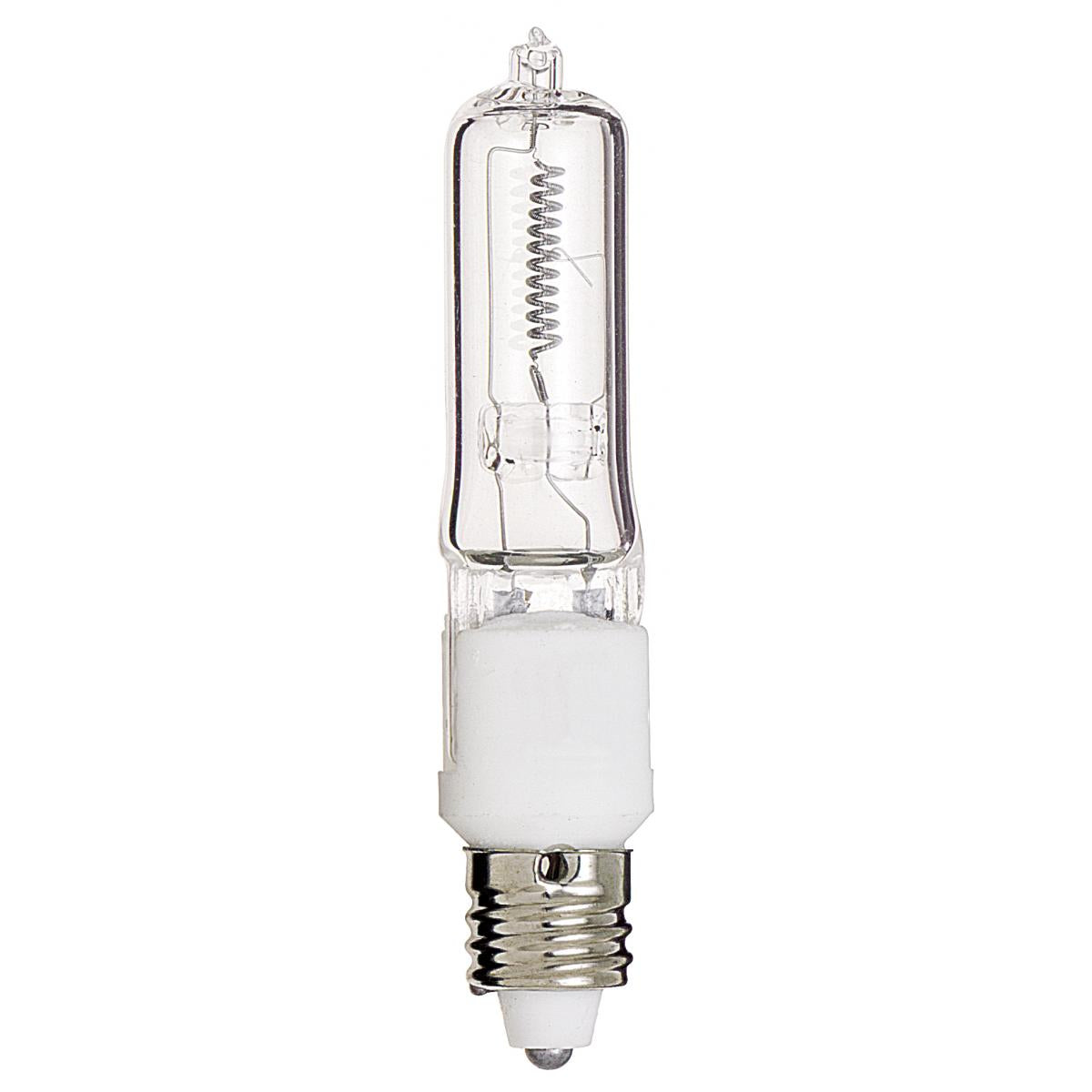 image of 500 Watt - Halogen - T4 - Clear - 2000 Average rated hours - 8500 Lumens - Mini Candelabra base - 120 Volt