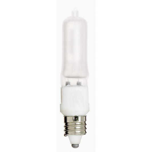 image of 500 Watt - Halogen - T4 - Frosted - 2000 Average rated hours - 7650 Lumens - Mini Candelabra base - 120 Volt